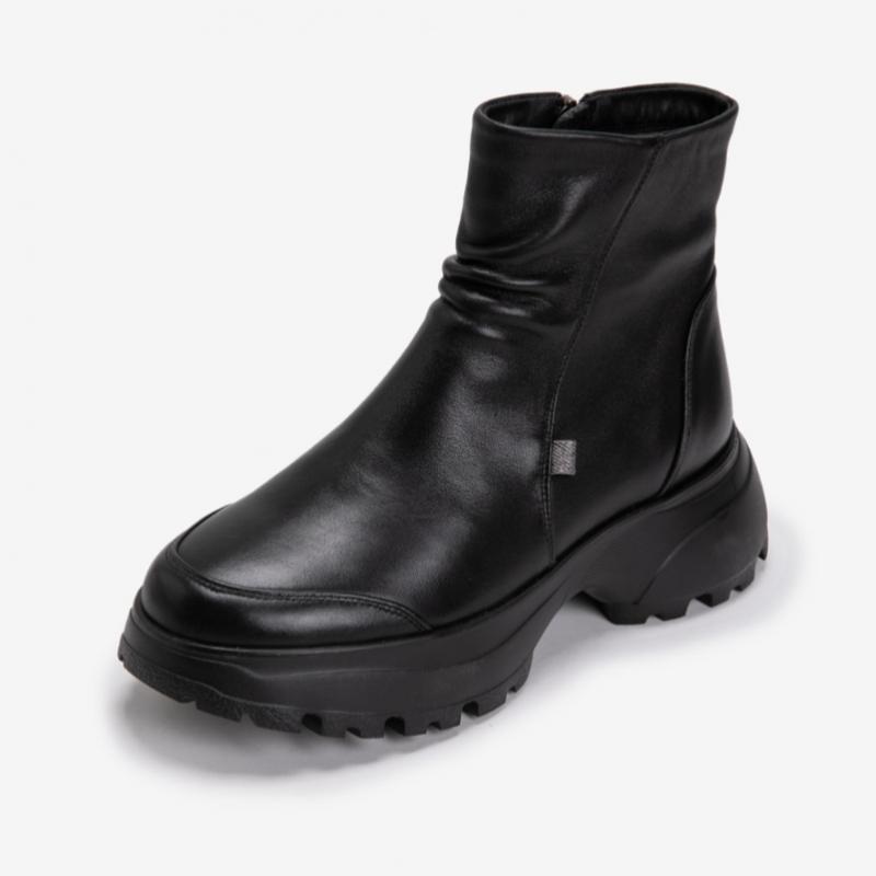 Young Age Women Comfort Ankle Boots Black