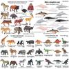 Mini Wild Animal Model Set With Plastic Figures For Educational Display And Collection
