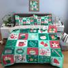 Christmas Print Bedding Set Duvet Cover 1 Duvet Cover 2 Pillowcases Adult and Kids Bedding Set Luxury Holiday Christmas Gifts