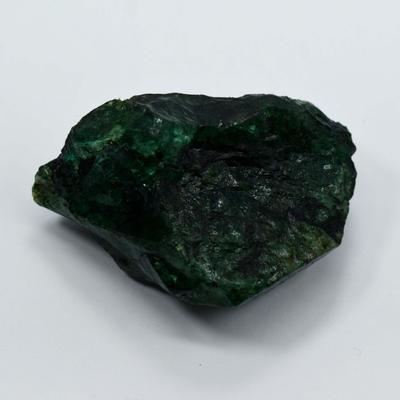 77 Ct Huge Size Green Emerald Uncut Rough Natural Loose Gemstone CERTIFIED