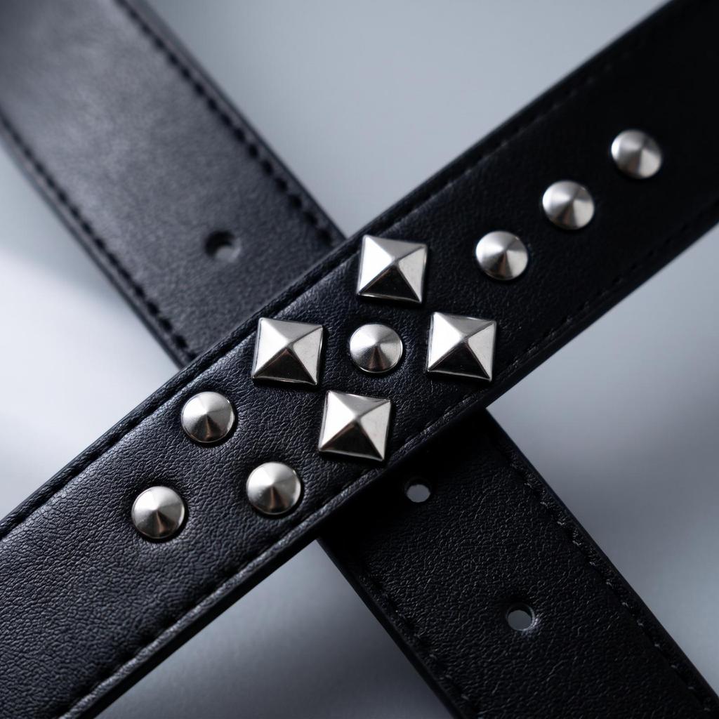 Studded Belt Punk Accessory Streetwear for Jeans