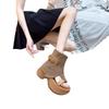 European Station Fairy Wind Cool Boots Female 2025 Summer New Light Luxury Explosion Casual Style Versatile Sandals Breathable Women's Shoes