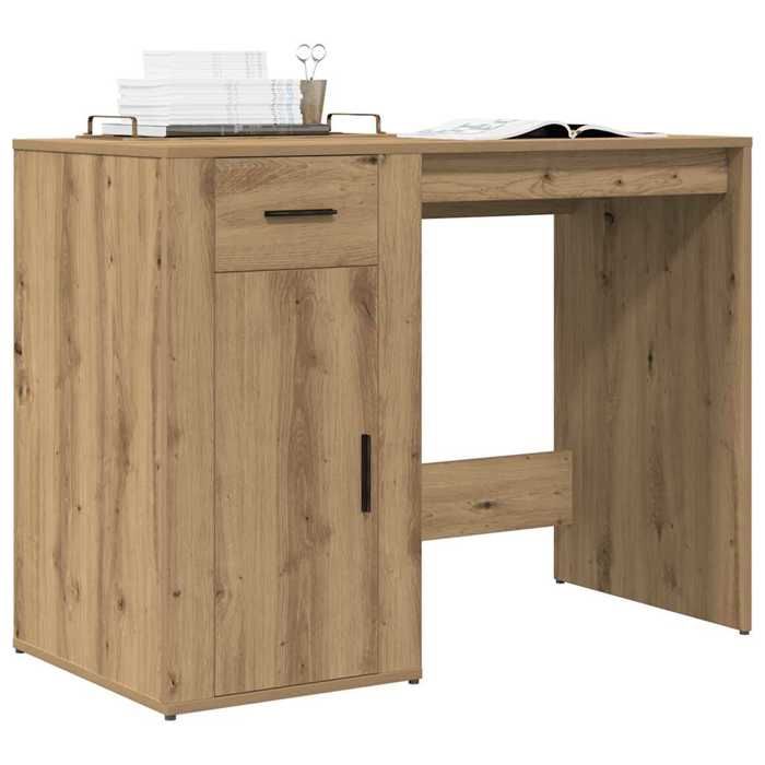 VidaXL Desk Artisan Oak 100x49x75 Cm Engineered Wood, Computer Desk, Writing Desk, Office Furniture At 857100