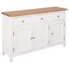 Sideboards & Buffets Sideboard 110X33.5X70 Cm Solid Oak Wood