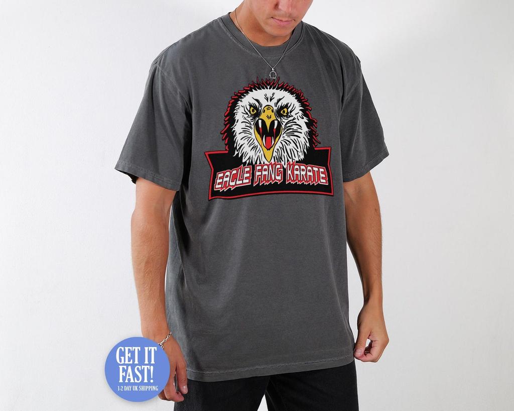 Eagle Fang Karate T-Shirt Funny Martial Arts Film Gift Kai 90's Retro
