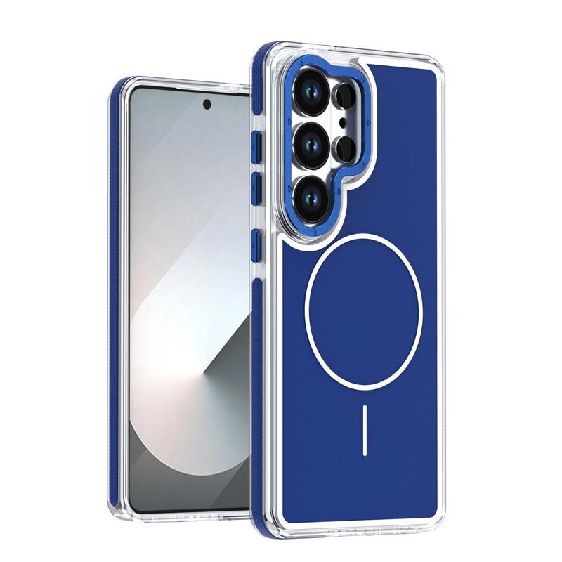 Compatible with Samsung S26 Ultra magnetic phone case, S26 Plus dual-color independent button case, S26 anti-drop cover Samsung S23 Ultra