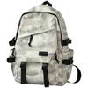 Lightweight Casual High-Value Versatile Large Capacity Backpack Student Nylon Fabric Backpack Unisex Backpack White IA620B06037WHHL