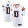 NFL Denver Broncos 10 Bo Nix Football Jersey Short Sleeve Men