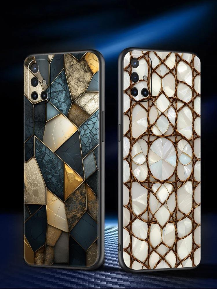 Phone Case For Oneplus 13R 13 12 10T 11 R10 Nord N100 N200 N10 9 9R CE 2 3 Z Pro Lite 5G Soft TPU Cover Folds Texture Fundas Bag