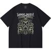 230 g/m² 100% Bavlna T-shirt Heavy Metal Rocková Kapela Tisk Populární Hudby Unisex Těžký Bavlněný T-shirt