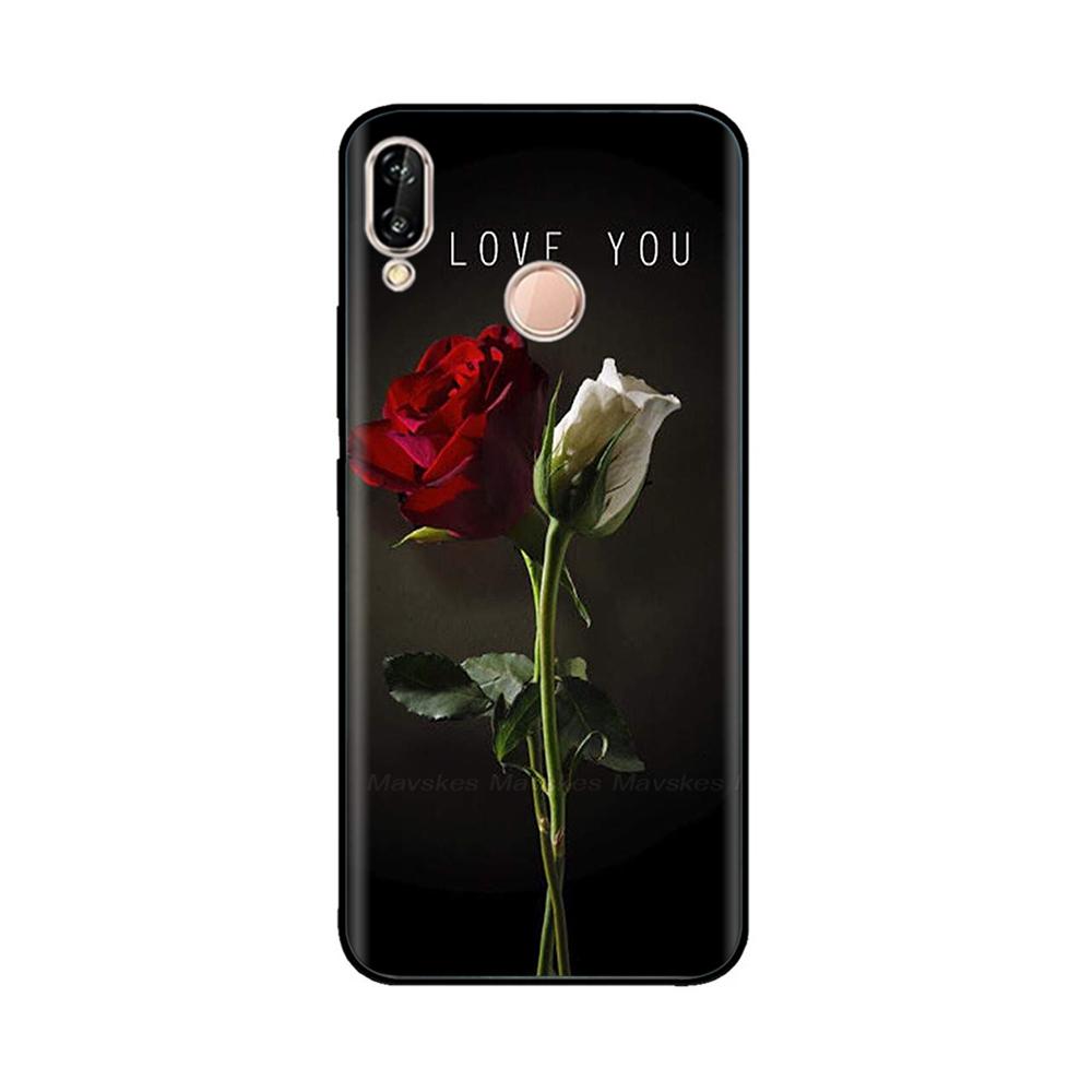 for Huawei P20 Lite Case Silicon Soft TPU Printed Phone Cover Case For Huawei P20lite P 20 Lite Bumper Case Shockproof 5.84 inch
