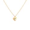Elegant Heart Photo Locket Chain Necklace Multifuntional Metal Birthstone Jewelry Suitable for Decorating Outfits