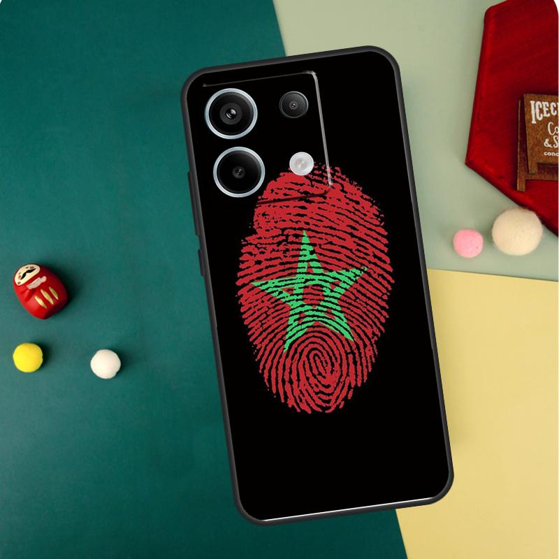 Maroc Morocco Flag Case For Xiaomi Redmi Note 12 11 10 9 13 Pro Plus 9S 10S 11S 12S Redmi 13C 9C 10C 12C Cover