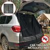 S/M/L/XL Magnetic Trunk Mesh Breathable Mosquito Resistant Environmentally Friendly Mesh Curtains for Car Mosquito Net RV Summer