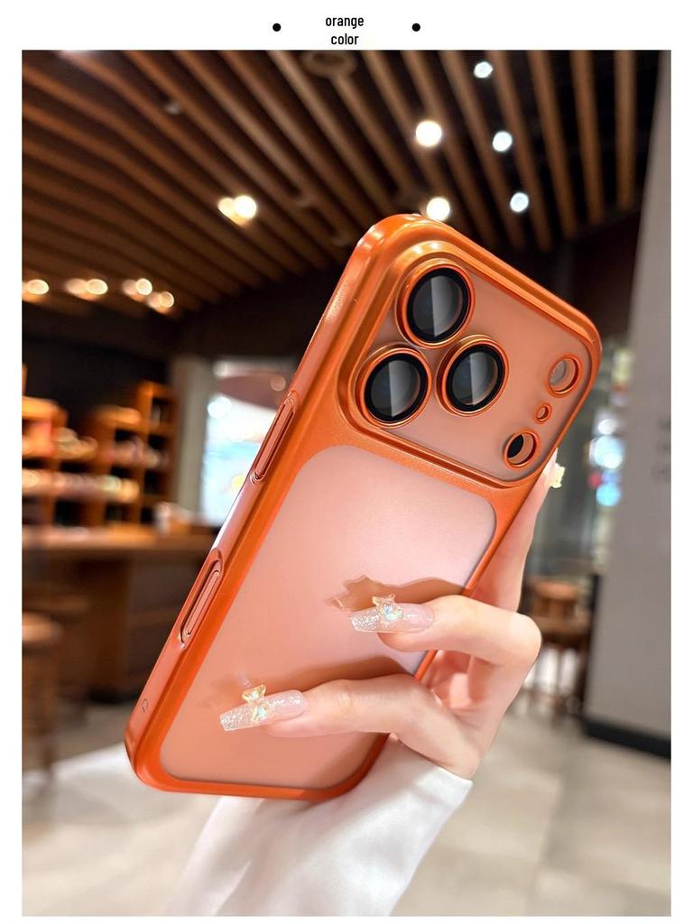 Husă Apple 17 Promax Ultra-Subțire Mată Transparentă Acoperire Completă Anti-Cădere