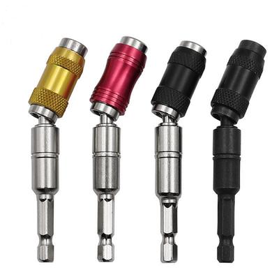 Puntas de destornillador de anillo magnético hexagonal de 1/4 ", herramientas manuales, varilla de extensión de broca, soporte de cambio rápido, guía de accionamiento, punta de taladro