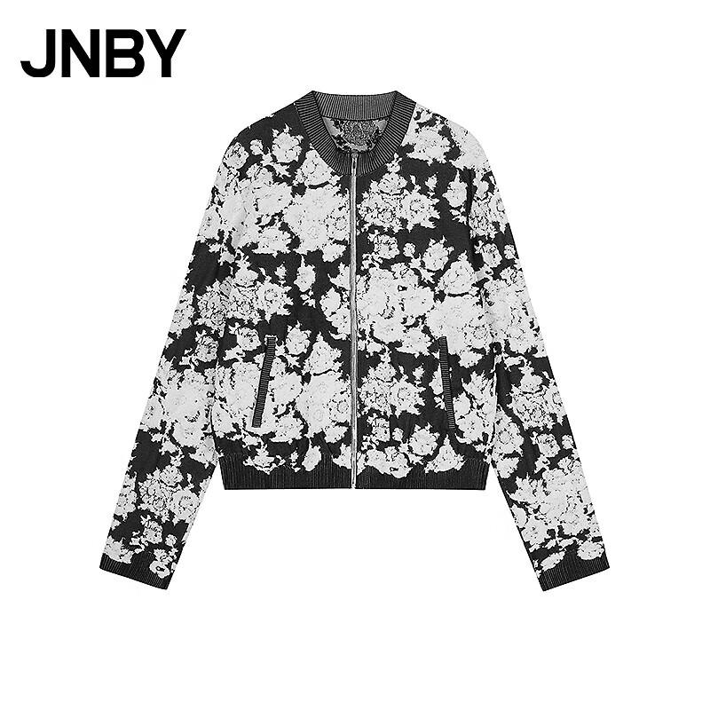 JNBY 2025 Весна Новое поступление Вязаный свитер с круглым вырезом XS