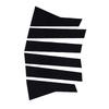 6PCS Car Door Window Pillar Posts Cover Trim PC Outer Door Window Pillar Panel Decorative Cover Replacement for   2017-2022
