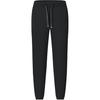 A.P. Series Solid Color Cuffed High Elastic Knitted Sports Pants Women Pants Deep-Black A11W511610F-BK