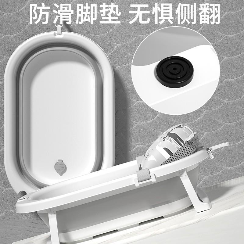 Baby Bath Tub Foldable Toddler Bathtub Large Size Infant Bathing Newborn Kids Home Use