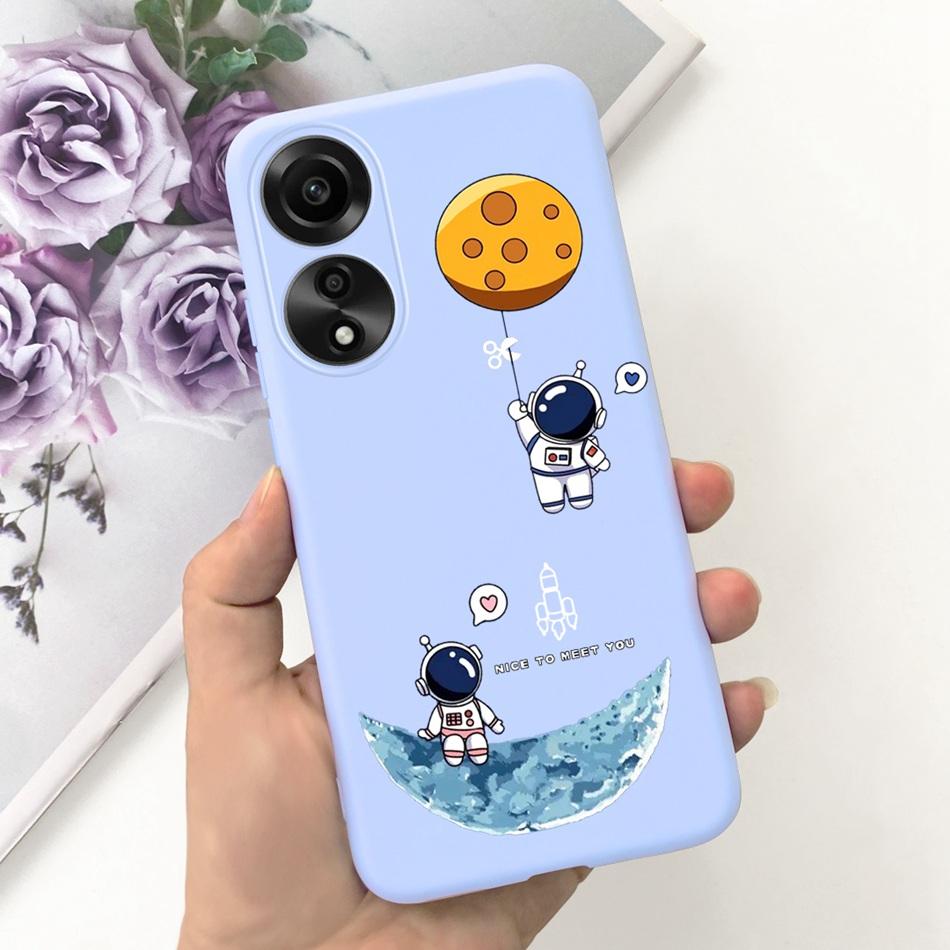 For OPPO A78 Case Oppo A78 4G CPH2565 Cute Fashion Candy Color Soft Silicone TPU Phone Back Cover For OppoA78 A 78 4G 2023