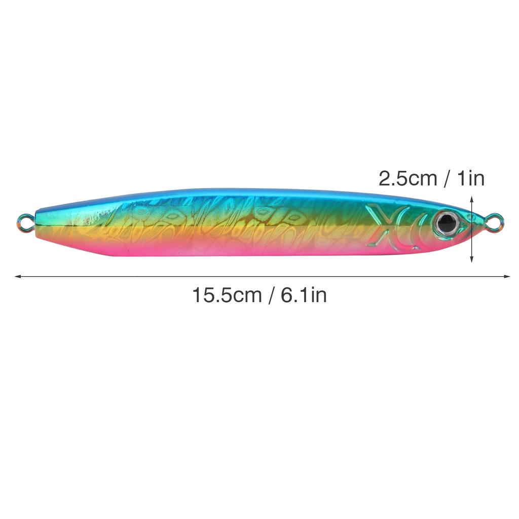 Metal Artificial S Fishing Jigging Spoon Lure Bait Sinking Fast Fishing Accessories