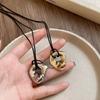 New Irregular Metal Pendant Necklace For Unisex Exquisite Simple Rope Chain Long Necklace On The Neck Accessories Gift Wholesale