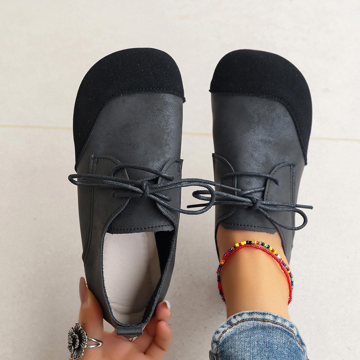 

Зручні жіночі туфлі на плоскій підошві з м’якою нижньою частиною та мотузковим декором, однотонні, повсякденні, дихаючі та нелегкі для ковзання 38 чорний