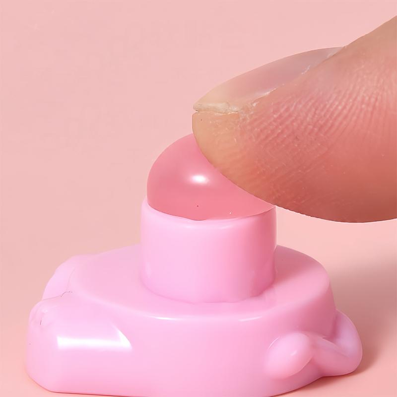 Elephant Shaped Silicone Lip Brush Keychain Pendant Fashion Makeup Brush Cute Lip Mud Halo Dye Brush Concealer Brush