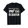 Shepherd Sheep Farmer I Am With My Funny T Shirt Vintage Breathable Versatile Streetwear Stylish Graphic Casual