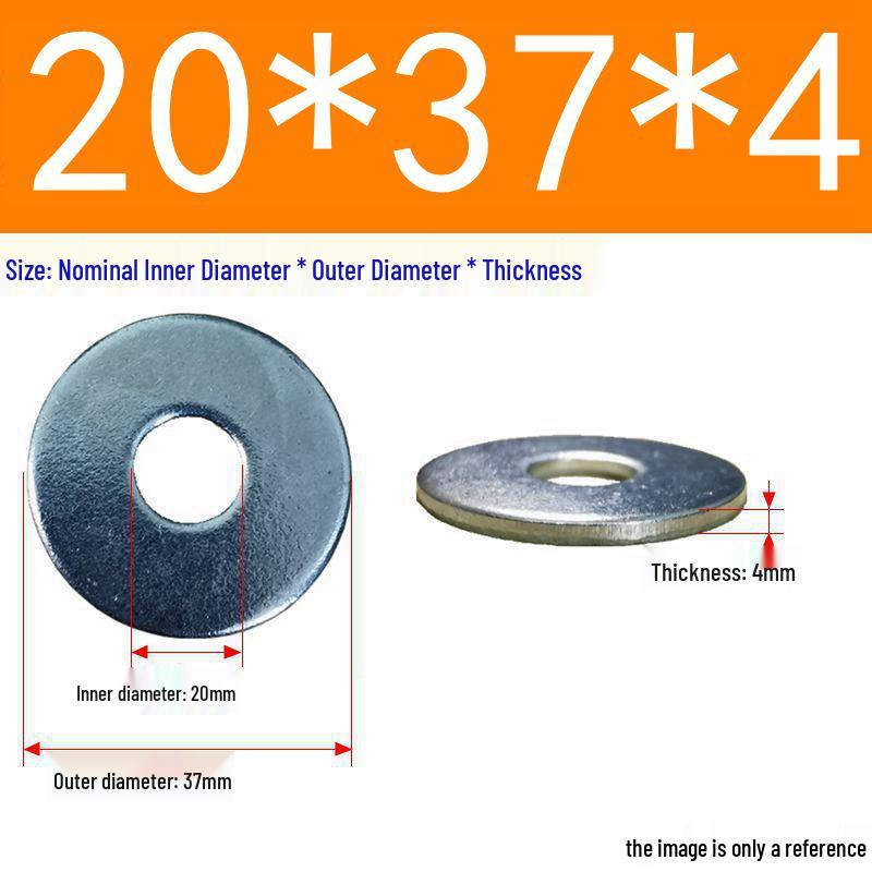 Galvanized Flat Metal Washer Spacer M3-M60