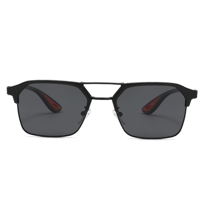 Korean Style Polygon Men's Retro Polarized Sunglasses for Driving & Outdoor