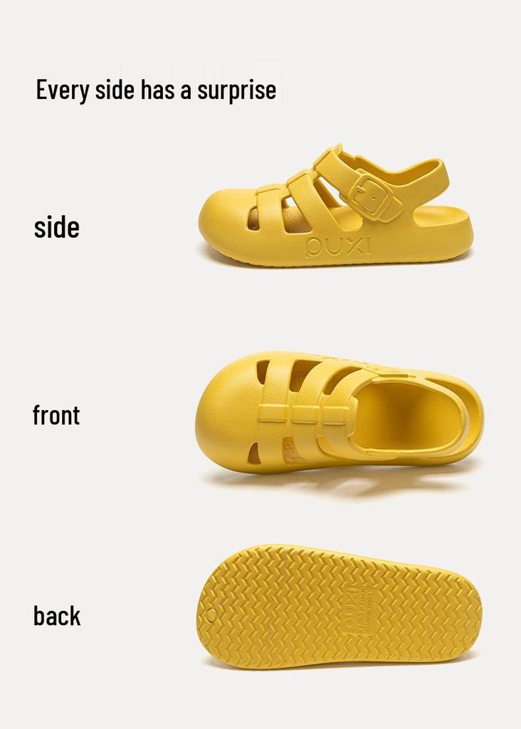 Puxi Liang Influencer Style: Summer Elastic Non-Slip Closed-Toe Roman Sandals