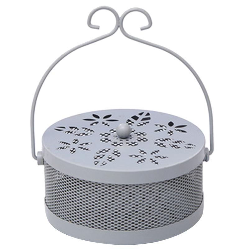Hangings Mozzie Spirals Holder Mozzie Coiled Box with Handle and Lid For Travel