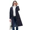 Women's Fashion Casual Solid Color Print Spring Autumn Long Sleeve Hooded Jackets & Coats