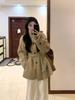 Women's 2025 Woolen Coat: Elegant Korean Stand Collar, Petite Fit