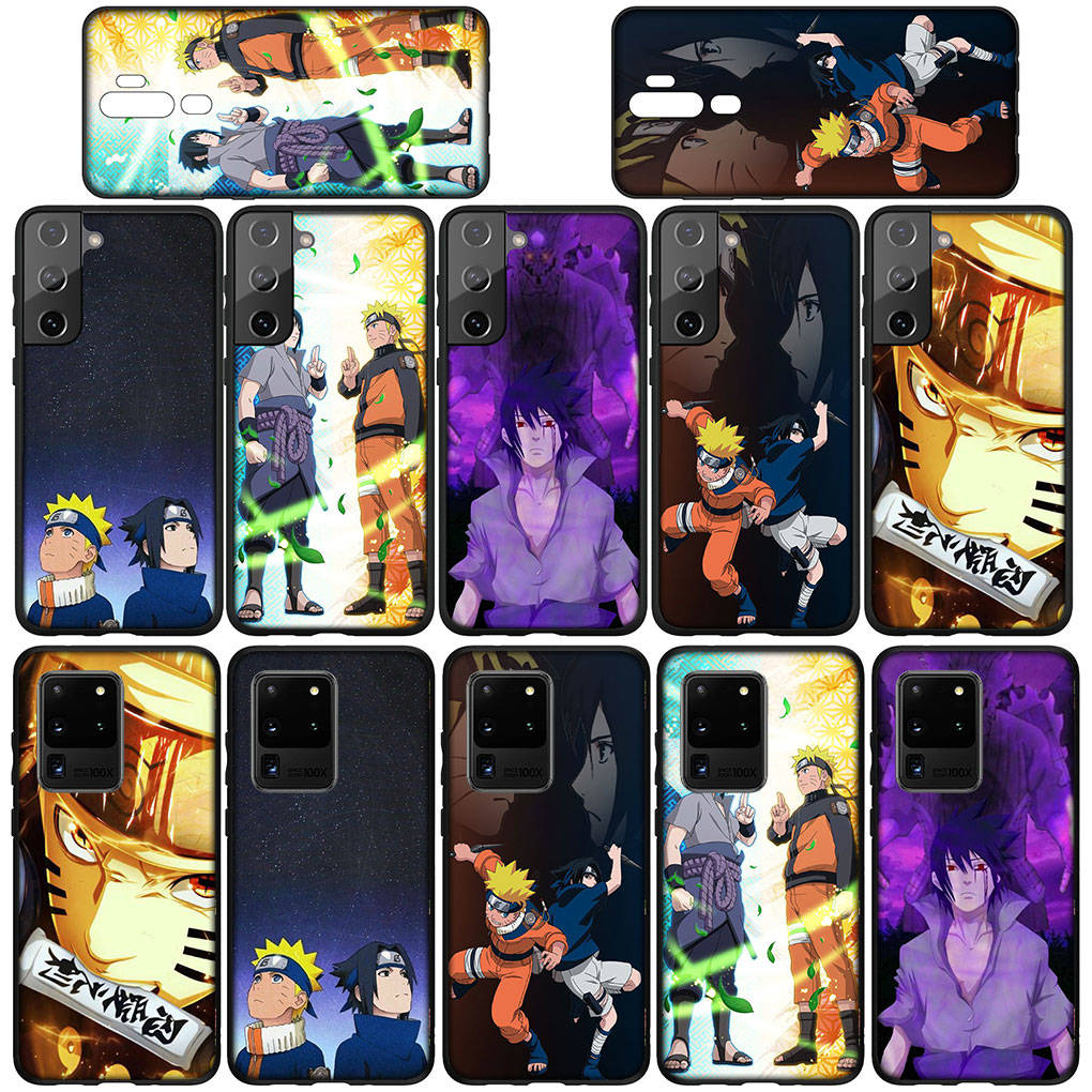 Phone Case for Samsung Galaxy S25 S24 S23 iPhone 16 15 Xiaomi Redmi Note 14 13 12 16E 11 Pro Max XR OPPO Moto Huawei Anime Uchiha Sasuke Naruto Cover