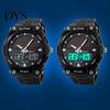 Men Watch Solar Powered Alarm ABS Water Resistant Waterproof Digital Analog for Sports