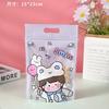 50Pcs Cartoon Animal Plastic Bags Snowflake Crisp Cookies Nougat Portable Ziplock Self Sealing Party Gift Packaging