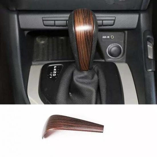 Центральная часть автомобиля для BMW X1 E84 2010-13 Накладка на ручку переключения передач console Текстура сосны