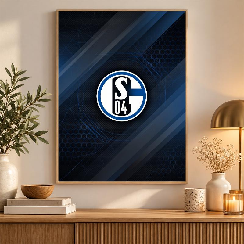 Schalke 04 Diamond Painting Kit 5D Full Drill DIY Diamond Mosaic Wall Art Home Decor