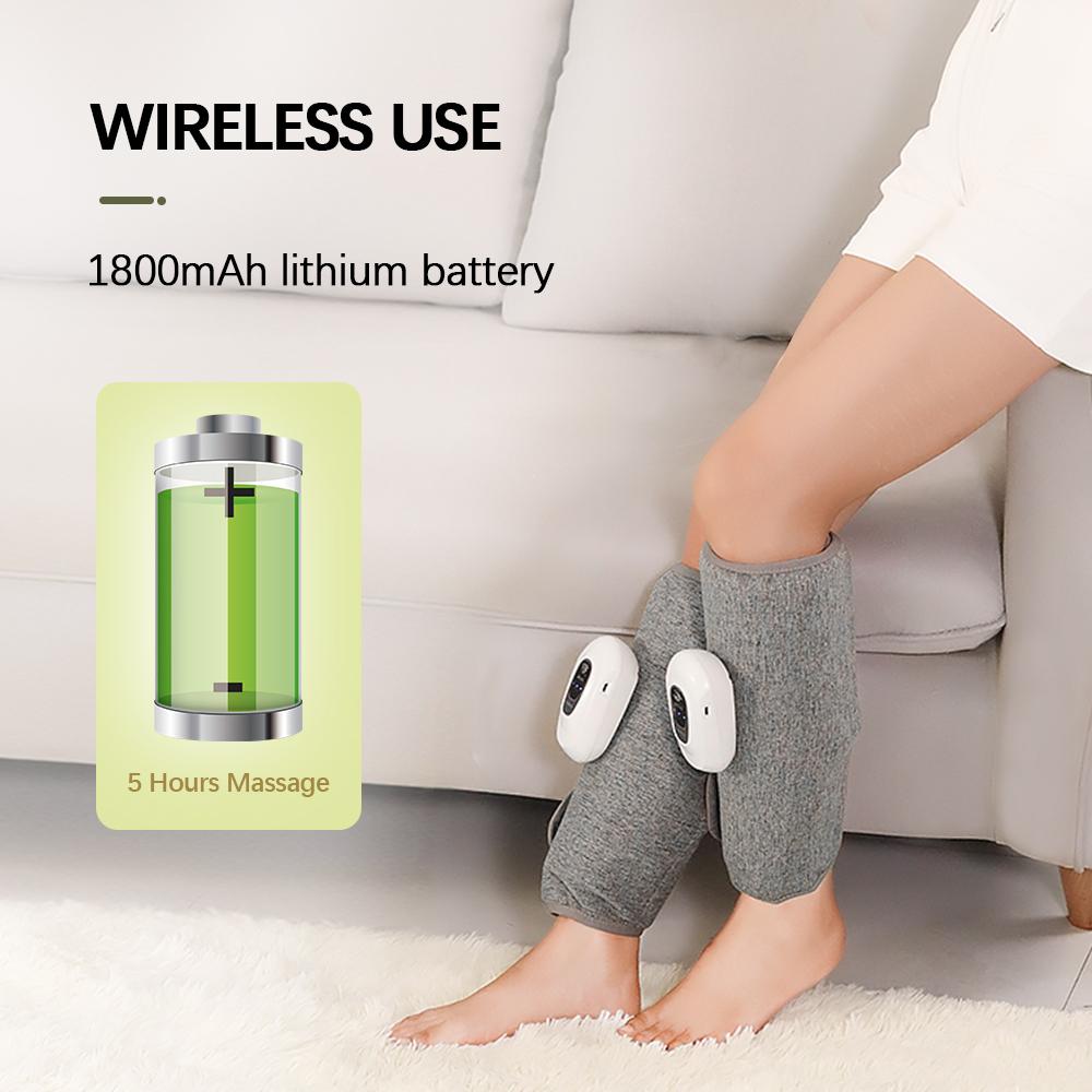 Vibrating Air Pressure Calf Massager Muscle Relaxation Kneading Leg Massage Support