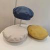 Summer Simple Fashion Beret Solid Color Versatile Octagonal Hat Korean Style Student Painter Hat Fashion Hat