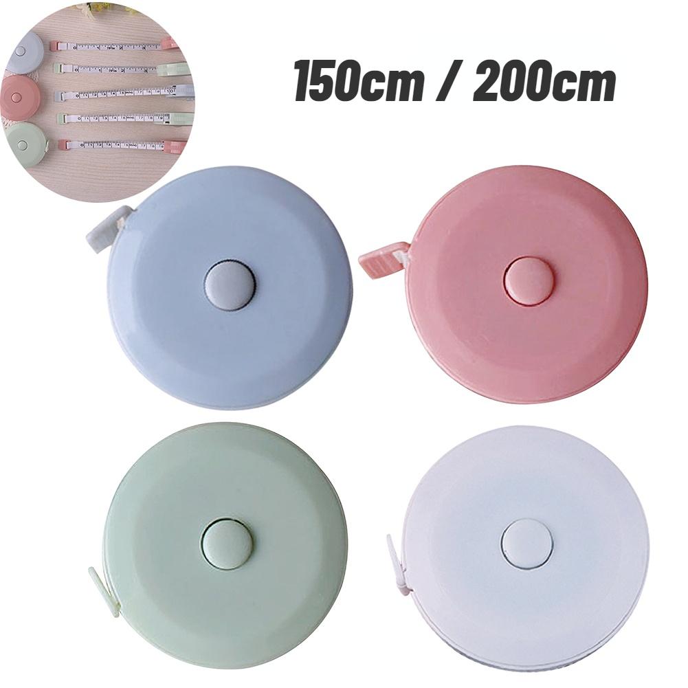 1,5 m/59" Näh-Schneidermaßband Einziehbarer Körpergrößenmesser für Taillenumfang Näh-Schneidermaßband