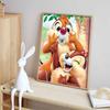 DIY Diamond Painting Cute Baby Squirrel Cross Stitch Kit Mosaic Art Diamond Painting Full Circle Diamond Home Decoration