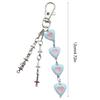 Eye Catching Phone Lanyard Heart Cross Star Chain Pendant Keychain Accessory