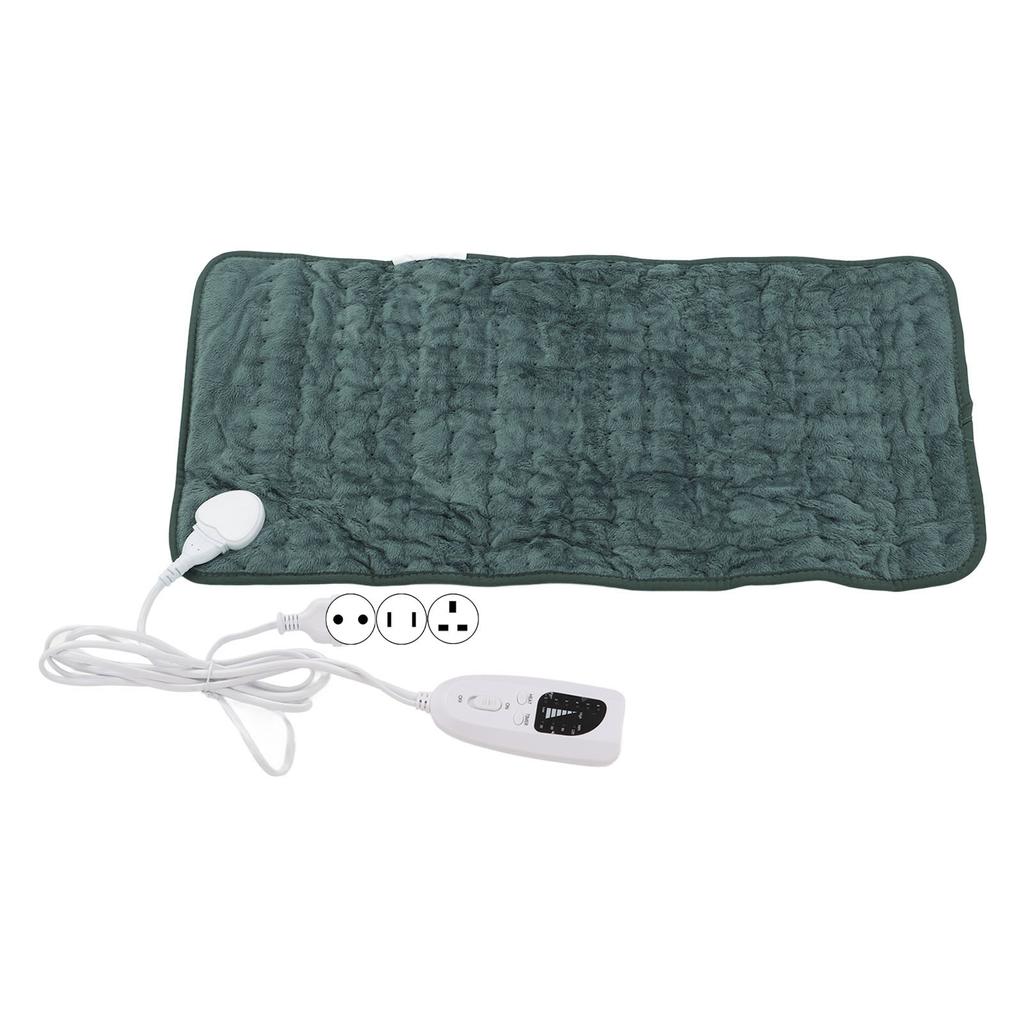 Back Electric Heating Pad 6 Levels Rapid Heating 60x30cm Soft Plush Heating Pad for Home Office Trav