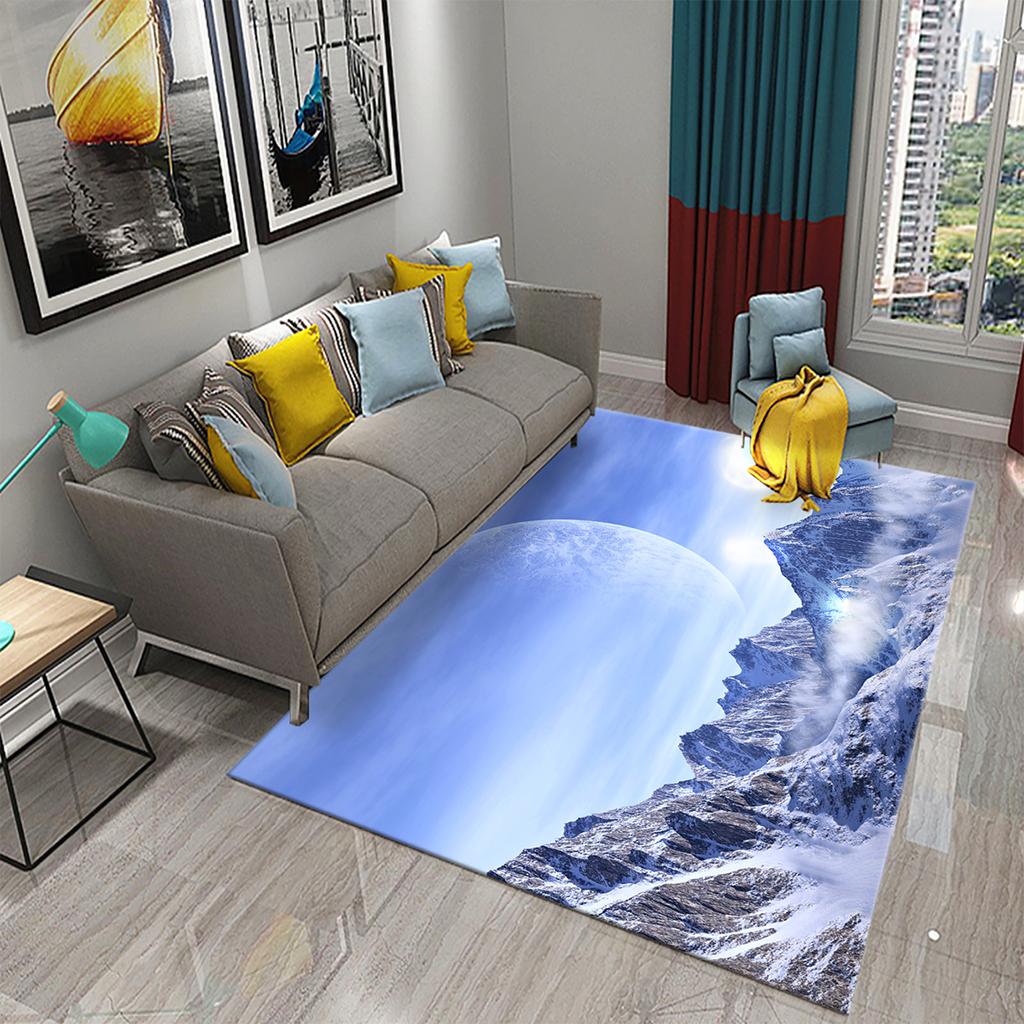 Rutschfester Flur, Schlafzimmer, Badezimmer, Küche, Bodenmatte, Veranda, Fußmatte, Schneeberglandschaft, Teppich