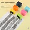Privacy Stamp Privacy Smear Confidentiality Stamp ABS Identity Address Blocker Seal  ID Data