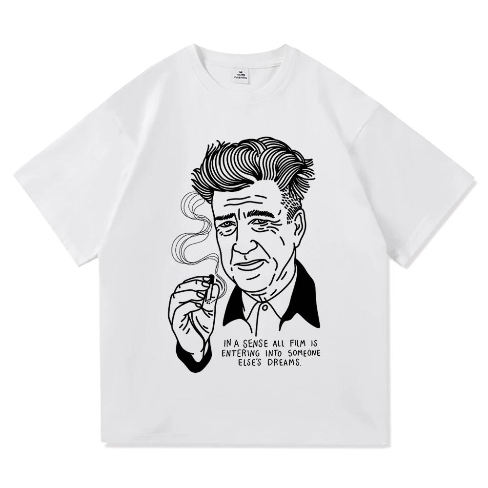 

David Lynch T Shirt Summer Fashion Women Men Aesthetic Retro Graphic T-Shirt Unisex High Quality Vintage Tees Shirts Top 3XL